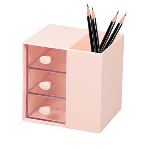 Raxove Stifthalter, Make-up-Organizer – Schreibtisch-Organizer mit Schubladen für Bürobedarf, Gelstifte, Bleistifte, Marker, Klebeband, Radiergummis, Büroklammern von Raxove