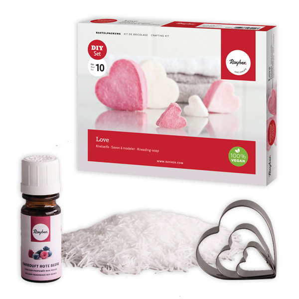 DIY-Set Knetseife "Love", 5-teilig von Rayher Hobby GmbH