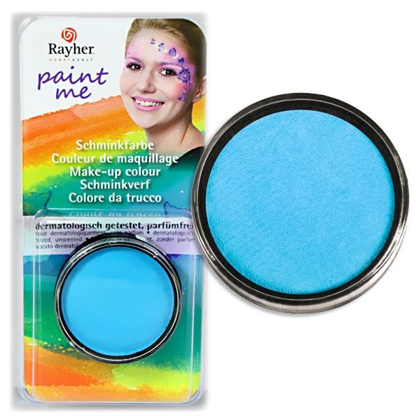 Paint Me - Schminkdose Hellblau, sehr gut haftend und deckend, schwitzecht, ergiebig von Rayher Hobby GmbH