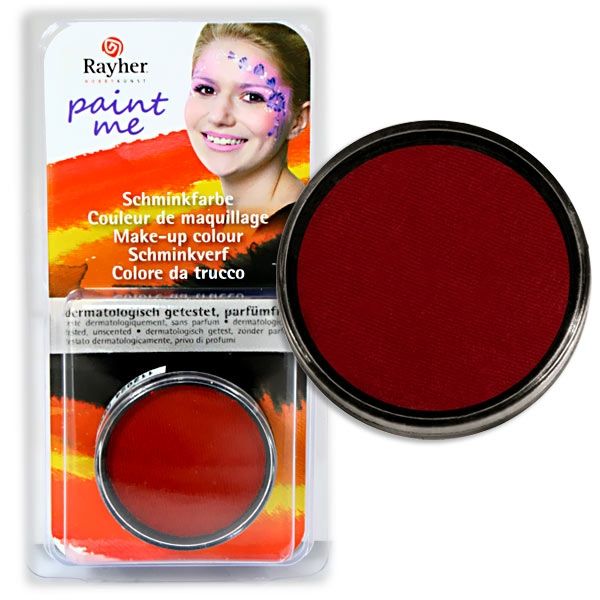 Paint Me - Schminkdose Rot, sehr gut haftend und deckend, schwitzecht, ergiebig von Rayher Hobby GmbH