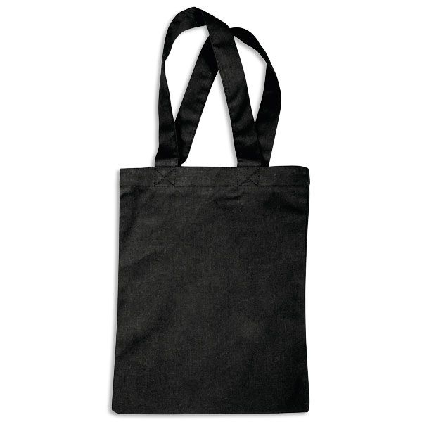 Schwarze kleine Baumwolltasche, 19cm x 26cm, ideal zum Gestalten von Rayher Hobby GmbH