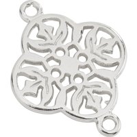 Charms-Verbinder "Ornament" - Silber von Silber