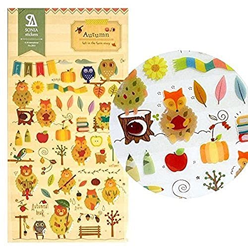 Herbst-Sticker, mit leicht gewölbter Oberfläche, 1,1cm bis 3cm von Rayher