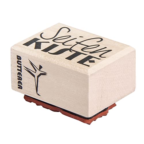 RAYHER 29071000 Stempel "Seifenkiste", 3x4cm, Holz, Natur, Rot, 4 x 3 x 2.5 cm von Rayher