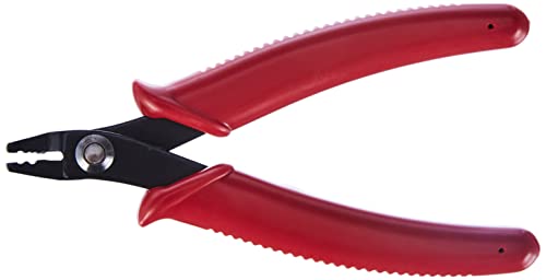 RAYHER Quetschzange für Schmuck, 13 cm, Rot/ Schwarz von Rayher