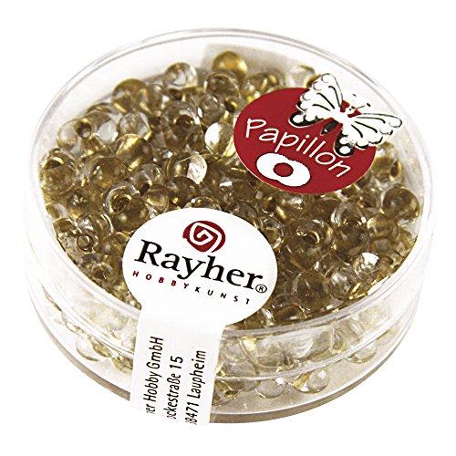 Rayher 14143620 Papillon-Rocailles, brill. Gold von Rayher