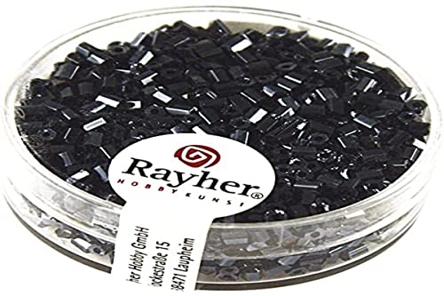 Rayher 1430123 Glasstifte, 2x2 mm, mit Silbereinzug, Dose 16 g, blutst von Rayher