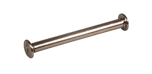 Rayher 25169606 Metallstift mit Schraube, Silber, 5,2cm, SB-Btl 4Stück von Rayher