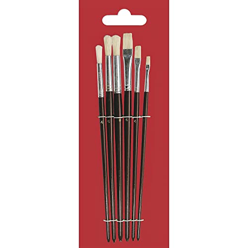 Rayher - 3731300 - Borstenpinsel-Set, 6 GröÃŸen auf Karte von Rayher