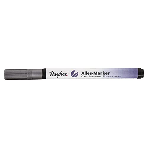 Rayher 3826022 Marker, feine Spitze S , silber von Rayher