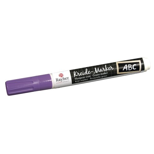 Rayher 38830314 Kreide-Marker, Keilspitze 2-6 mm, violett von Rayher