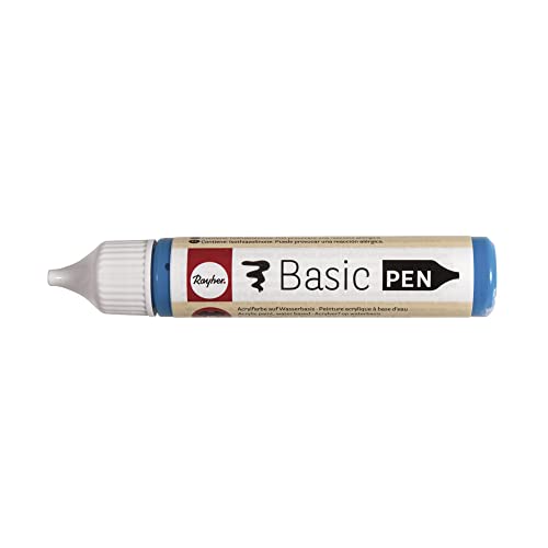 Rayher 38891376 Basic-Pen, Flasche 28ml, royalblau von Rayher