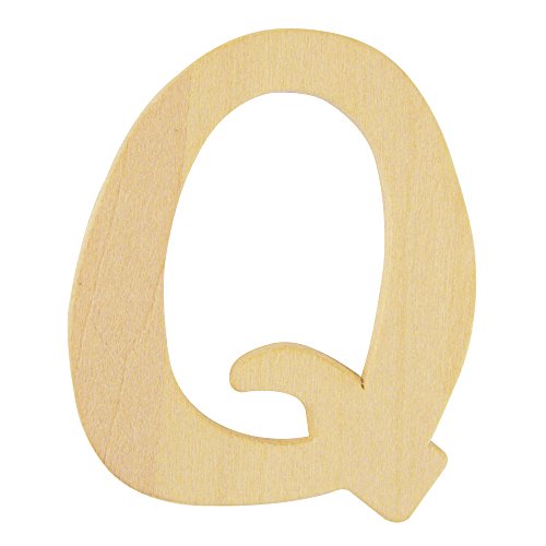 Rayher 6194600 Holz-Buchstabe, 6cm, Q - wurde ersetzt durch: 62253000 von Rayher