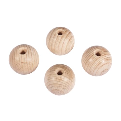 Rayher 6251000 Rohholz-Kugeln, durchgebohrt, 30mm ø, 6 mm Bohrung, SB- Rayher 6251000 Rohholz-Kugeln, durchgebohrt, 30mm ø, 6 mm Bohrung, SB- von Rayher
