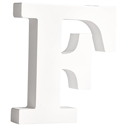 Rayher 62657000 MDF- Buchstabe F , weiÃŸ, 11cm, Stärke 2cm von Rayher