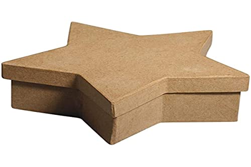 Rayher 67069000 Pappm. Stern Box FSC Recycled100%, 24x24x7cm von Rayher