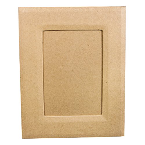 Rayher 67213000 Pappmaché Bilderrahmen,FSC Recycled 100%, 19x24x0,7cm, von Rayher