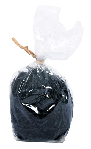 Rayher 67285576 Papier-Dekogras, schwarz, Beutel 50 g, natur, Normal von Rayher