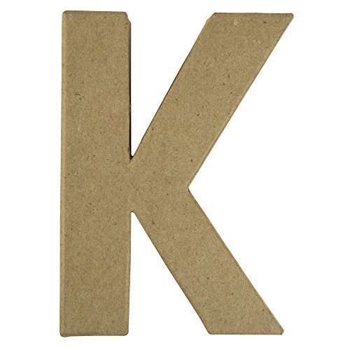 Rayher 71719000 Pappmaché Buchstabe K FSC Recycled 100%, 15x10,5x3cm von Rayher