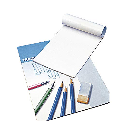 RAYHER HOBBY Rayher Transparentpapier, 80 g/m2, Block 25 Blatt, A4, weiß transparent, Architektenpapier, Pauspapier, 8147800 von Rayher