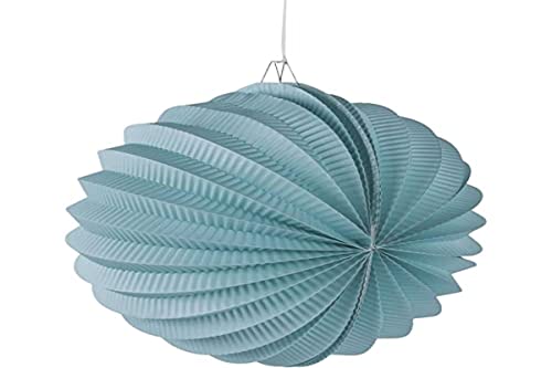 Rayher 87106408 Papier Lampion, inklusive Schnur zum Aufhängen, 22cm ø, mintgrün, Partydekoration von Rayher