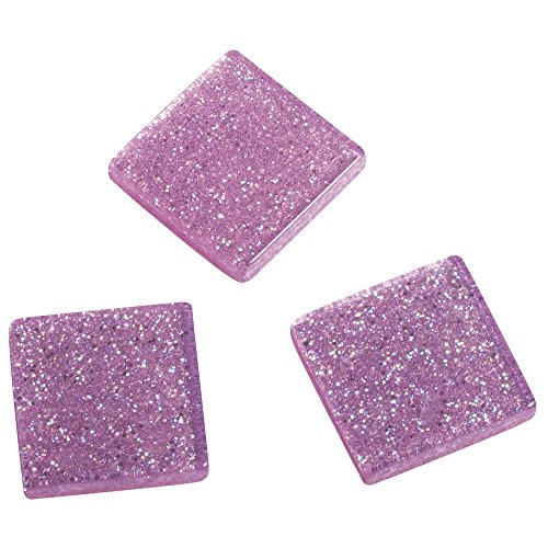 Rayher Acryl Mosaik,Glitter 1x1cm, ca. 205Stück, SB-Box 50g ,14542258 von Rayher