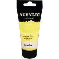 Rayher Acrylic Acrylfarben echtgelb zitrone 75,0 ml von Rayher