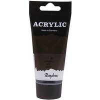 Rayher Acrylic Acrylfarben schwarz 75,0 ml von Rayher