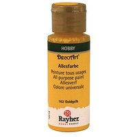 Rayher Allesfarbe Acrylfarben goldgelb 59,0 ml von Rayher