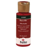 Rayher Allesfarbe Acrylfarben klassikrot 59,0 ml von Rayher