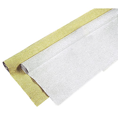 Rayher Alu-Krepp-Papier, Gold, 250 x 50 cm, Rolle, 505 x 125 x 6.5 cm von Rayher