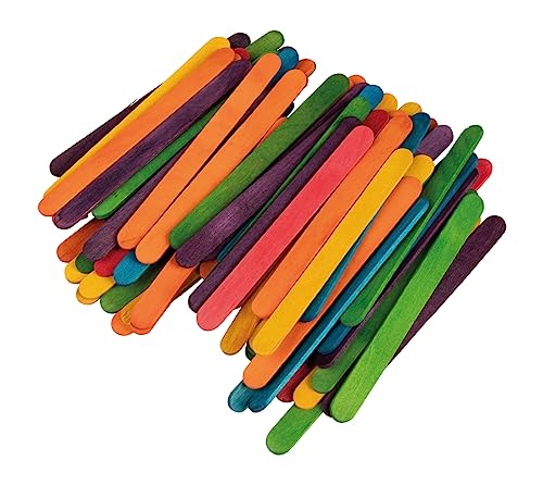 Rayher Bastelhölzer, bunt gemischt, 11 x 1,1 cm, 72 Stück, Holzspatel zum Basteln, Holzstiele, Bastelhölzer, FSC zertifiziert, für Modellbau und viele Bastelarbeiten, 64583999 Rayher Bastelhölzer, bunt gemischt, 11 x 1,1 cm, 72 Stück, Holzspatel zum Basteln, Holzstiele, Bastelhölzer, FSC zertifiziert, für Modellbau und viele Bastelarbeiten, 64583999 von Rayher