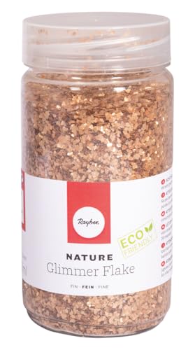 Rayher Nature Glimmer Flakes fein, Eco friendly, 39591616 von Rayher