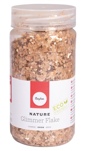 Rayher Nature Glimmer Flakes grob, Eco friendly, 39592616 von Rayher