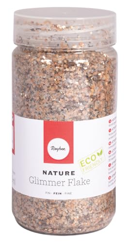 Rayher Nature Glimmer Flakes fein, Eco friendly, 39591990 von Rayher