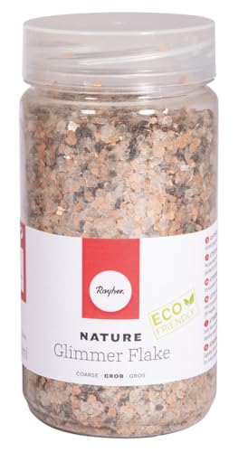 Rayher Nature Glimmer Flakes grob, Eco friendly, 39592990 von Rayher