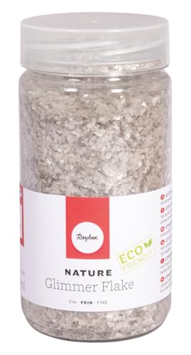 Rayher Nature Glimmer Flakes fein, Eco friendly, 39591606 von Rayher