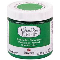 Rayher Chalky Finish Kreidefarben immergrün 118,0 ml von Rayher