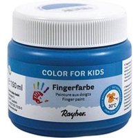 Rayher Fingerfarbe echtblau 150,0 ml von Rayher