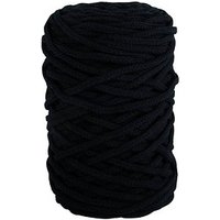 Rayher Garn Recycling Braidy matt schwarz 4,0 mm x 60,0 m von Rayher