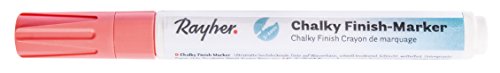 Rayher Hobby 35017258 Chalky Finish Marker, rosé, mit Ventil, ultramatte Acryltinte, hochdeckend, hochwertig, mit hohem Kreideanteil, der ultramatte Chalky-Kreidelook jetzt auch als Marker von Rayher
