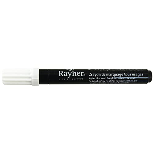 Rayher Hobby 3824902 Alles-Marker, weiß von Rayher