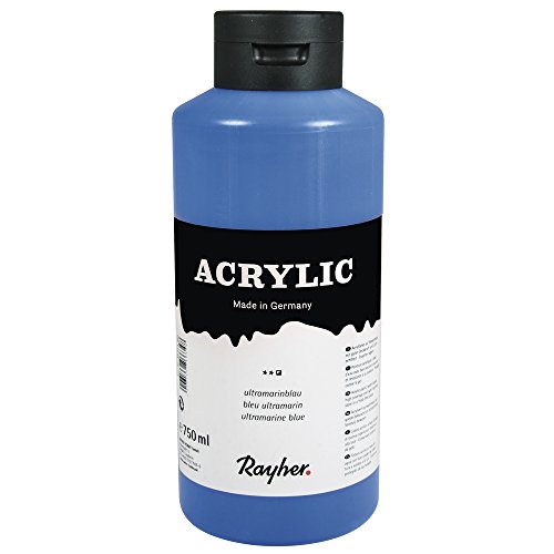 Rayher Hobby 38913385 Künstlerfarben, in Studienqualität, Deckkraft und Lichtechtheit durch hochwertige Pigmente, 750ml von Rayher