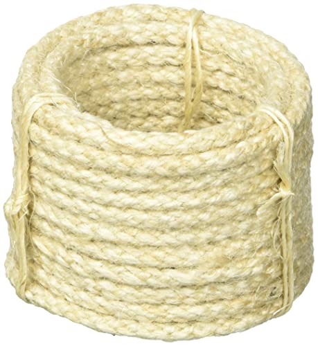 Rayher Figurendraht, natur, 6 mm ø, Bündel 5 m, Jutedraht, Basteldraht, 4102400, beige von Rayher