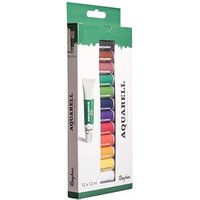 Rayher Künstler-Set Aquarellfarben farbsortiert 12 x 12,0 ml von Rayher