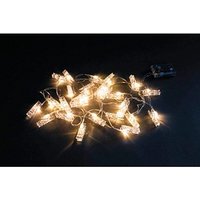 Rayher Clip 25er LED Lichterkette weiß 3,9 m von Rayher