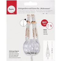 Rayher Makramee-Set Blumenampel natur von Rayher