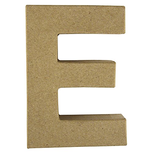 Rayher Pappmaché Buchstabe E, FSC Recycled 100%, 15x10,5x3cm, 71774000 von Rayher