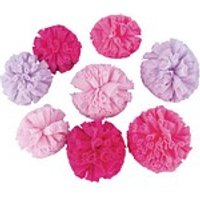 Rayher Pompons pink sortiert Ø 4,0-5,0 cm 8 St. von Rayher