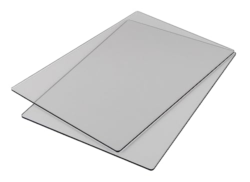 Rayher Schneideplatten, Set 2 Ersatzschneideplatten, Plattenmaße 220 x 320 mm, Stärke 3 mm, passend für die Rayher Stanz- und Prägemaschine A4, 50279000 von Rayher